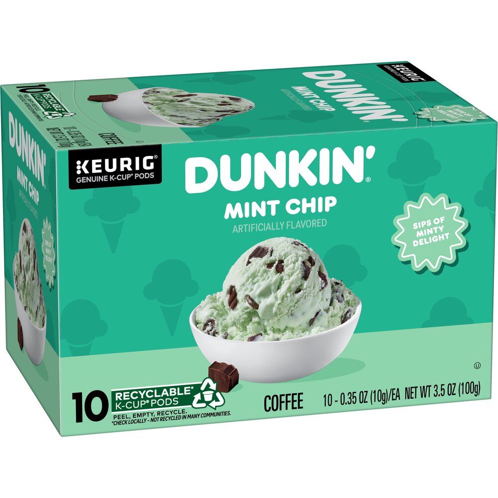 Mint Chip Artificially Flavored Coffee K-Cup pods
