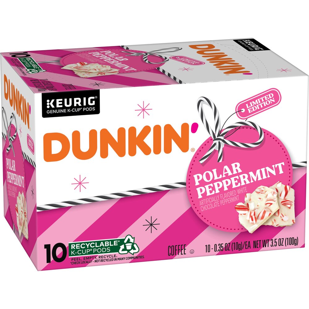 Dunkin' K-Cup Polar Peppermint Coffee Dunkin' K-Cup Polar Peppermint Coffee