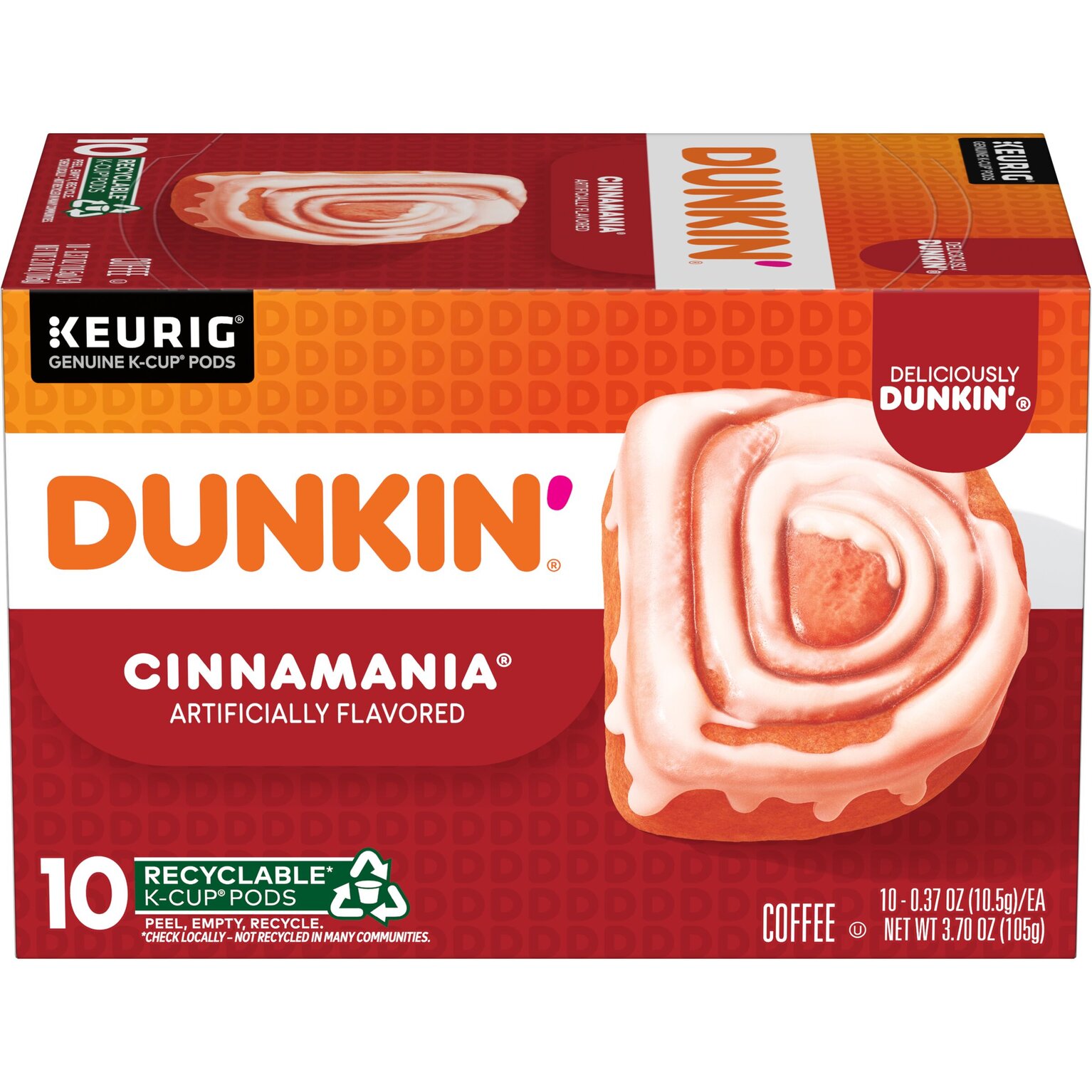 Cinnamania® Artificially Flavored K-Cup® pods