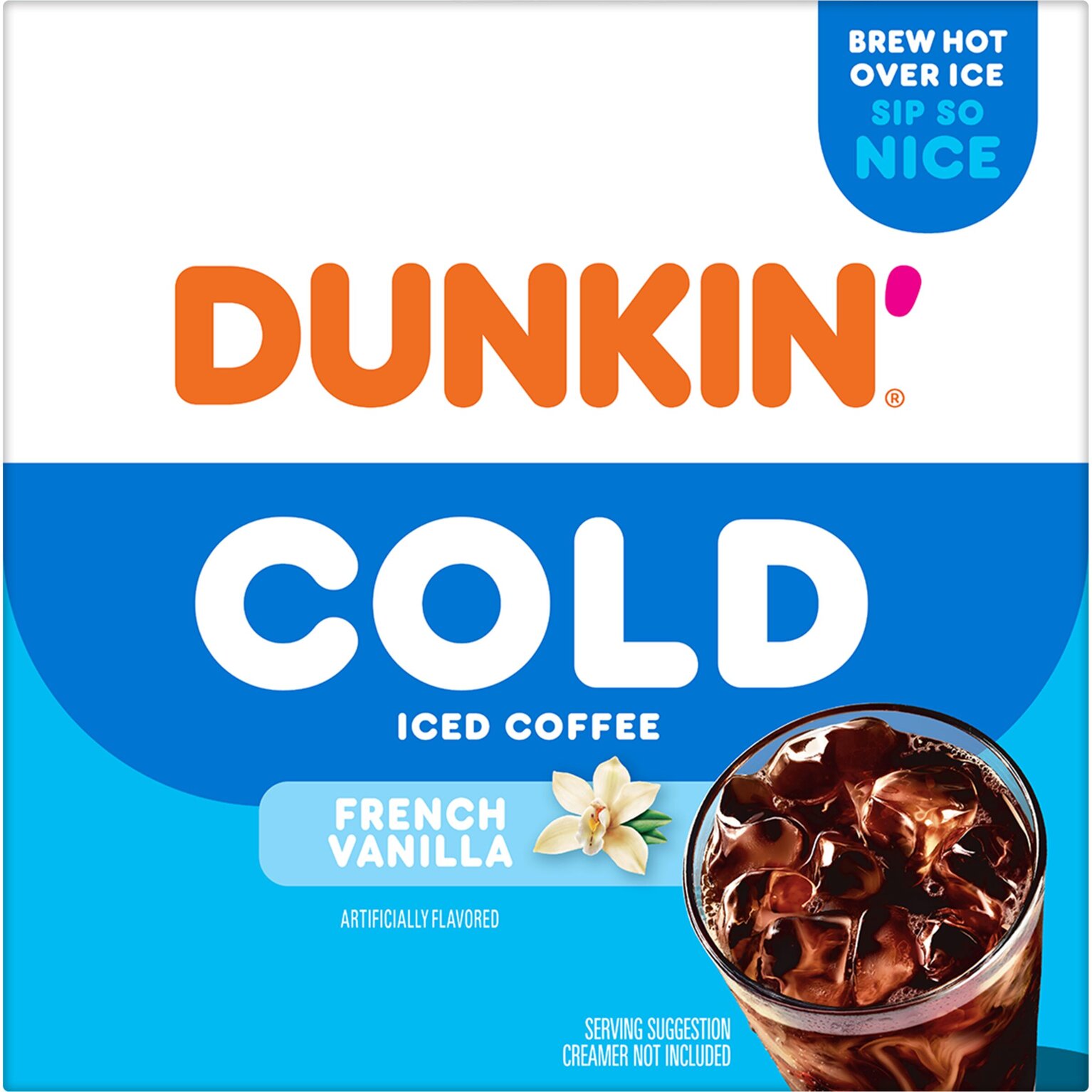 Dunkin' Cold French Vanilla Artificially Flavored K-Cup pods