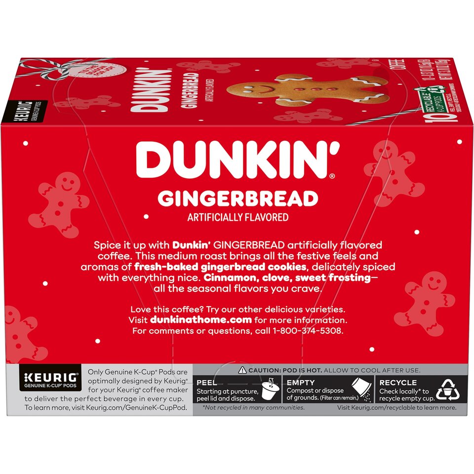 Gingerbread Artificially Flavored K‑Cup® pods